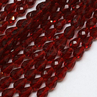 Glass Beads Strands LS-EGLA-E010-8x12mm-06-1