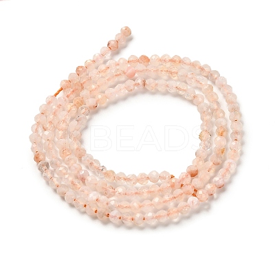 Heated Natural Citrine Beads Strands LS-G-RM2025-05A-2mm-1