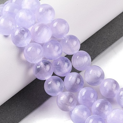 Natural Selenite Beads Strands G-C142-01B-02-1
