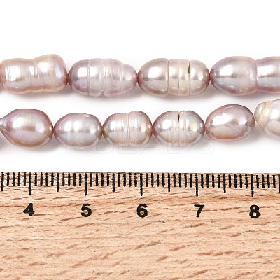 Natural Cultured Freshwater Pearl Beads Strands PEAR-F020-05B-1