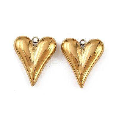 304 Stainless Steel Pendants STAS-K295-07B-G-1