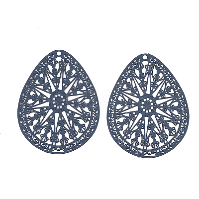 430 Stainless Steel Filigree Pendants LS-X-STAS-S108-16A-1
