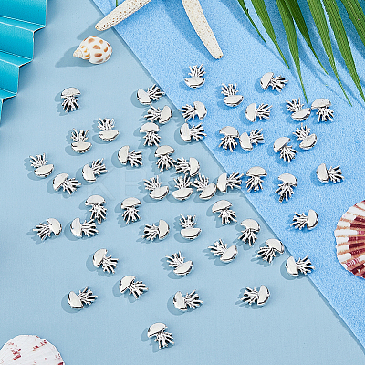 50Pcs Tibetan Style Alloy Beads FIND-DC0006-79-1