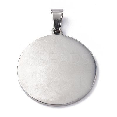 Non-Tarnish 201 Stainless Steel Pendants STAS-C062-05P-1