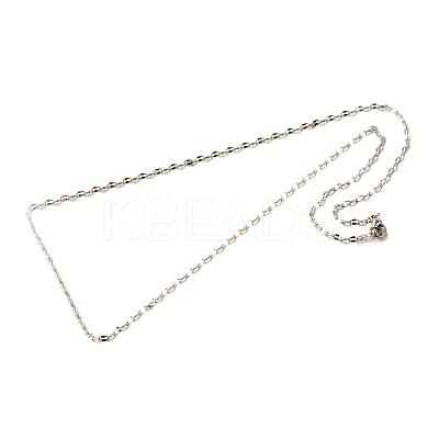 Tarnish Resistant 304 Stainless Steel Link Chain Necklaces STAS-M174-051P-A-1