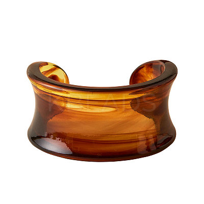 Bohemian Style 38MM Acrylic Wide Cuff Bangles for Women WG4ED1F-02-1