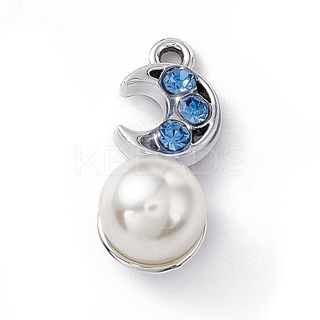 Alloy Rhinestone Pendants PALLOY-P287-18P-02-1