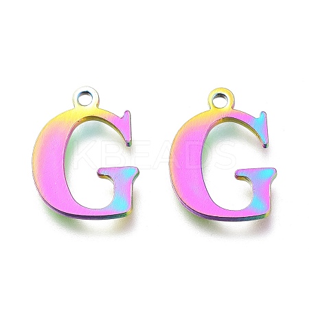 Ion Plating(IP) 304 Stainless Steel Charms STAS-H112-G-M-1