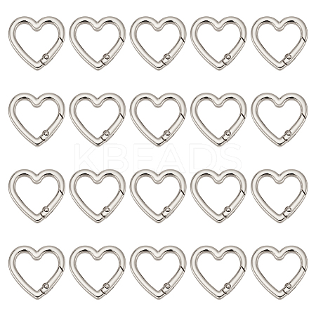 20Pcs Alloy Spring Gate Rings FIND-ME0002-82P-1