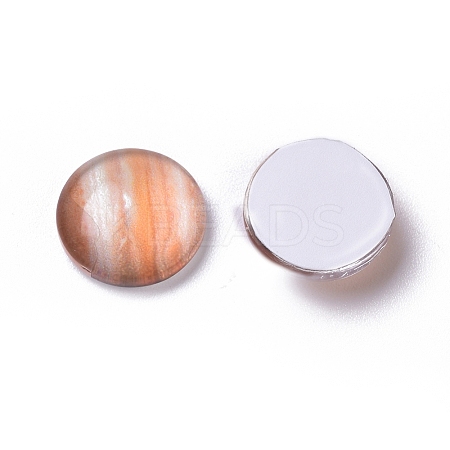 Glass Cabochons LS-GLAA-WH0015-15A-06-1