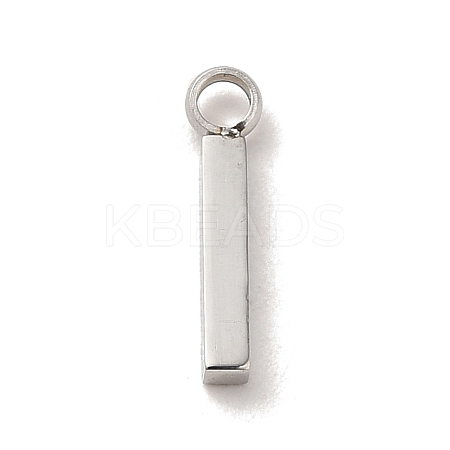 Non-Tarnish 304 Stainless Steel Charms STAS-L022-260P-1