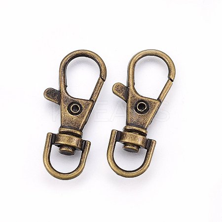 Tibetan Style Alloy Swivel Clasps PALLOY-F210-02AB-1