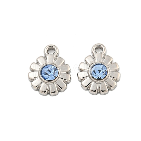 304 Stainless Steel Pendants STAS-L080-003P-04-1