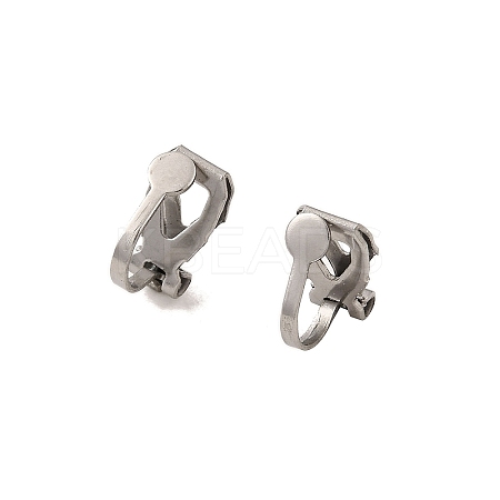 304 Stainless Steel Clip-on Earring Findings STAS-H230-30P-1