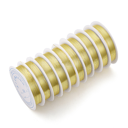 Round Copper Jewelry Wire CWIR-Q006-0.6mm-G-1