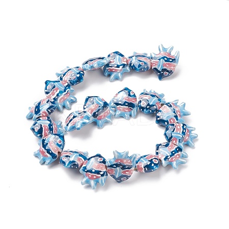 Handmade Porcelain Beads PORC-G002-54F-1