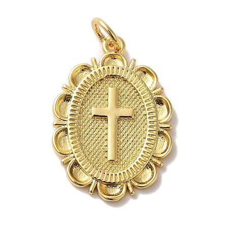 Rack Plating Brass Pendants KK-U027-44G-1