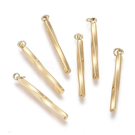 Ion Plating(IP) 304 Stainless Steel Pendants LS-STAS-F256-021G-1