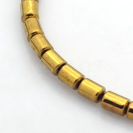 Electroplate Non-magnetic Synthetic Hematite Beads Strands G-J210A-05-1