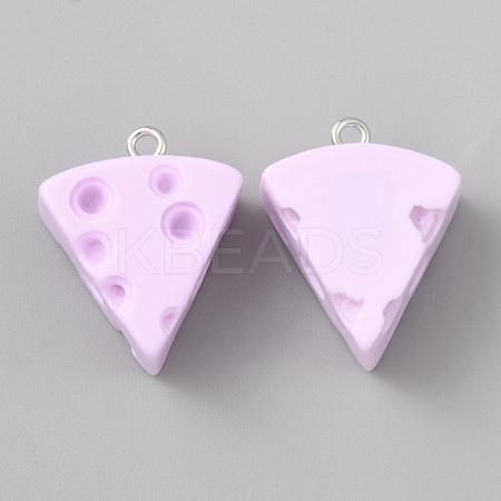 Opaque Resin Imitation Food Pendants RESI-WH0020-041-1