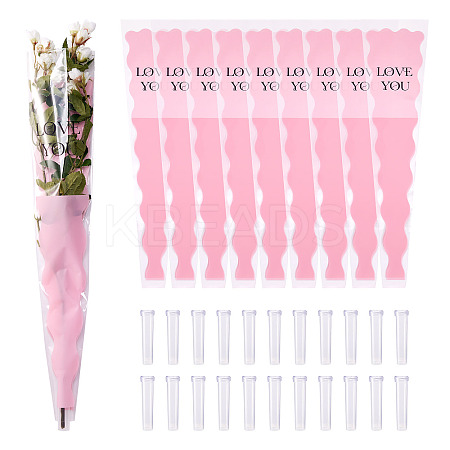 50Pcs OPP Flower Bouquet Wrapping Craft Paper DIY-TA0010-92-1