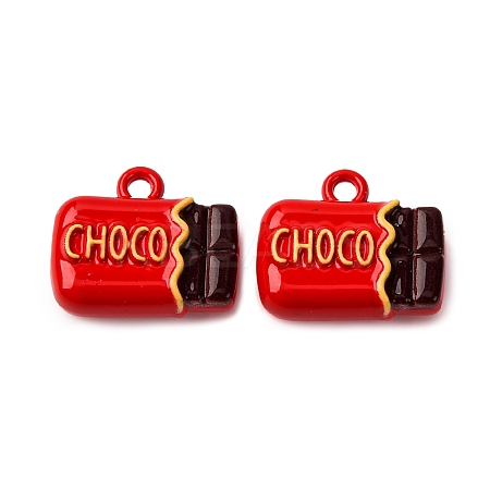 Baking Paint Alloy Pendants FIND-G097-05E-1