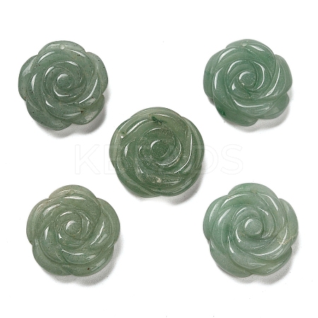 Natural Green Aventurine Carved Pendants G-Z088-01A-1