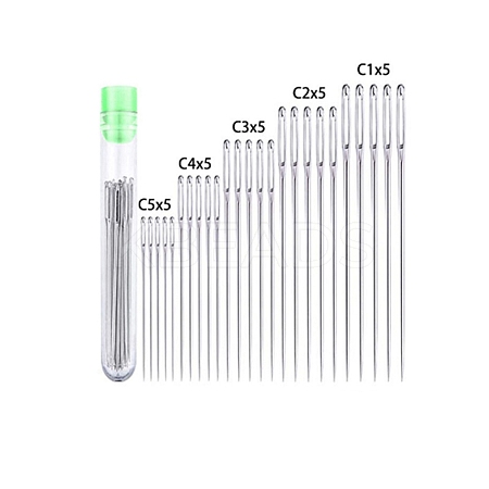 Stainless Steel Yarn Needles PW-WG55D3D-02-1