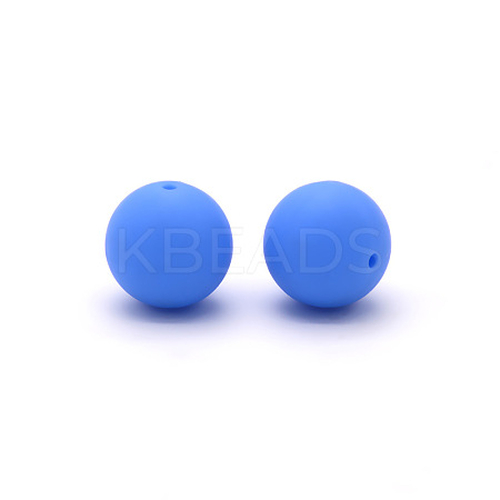 Round Food Grade Eco-Friendly Silicone Beads SI-JX0066A-15-1