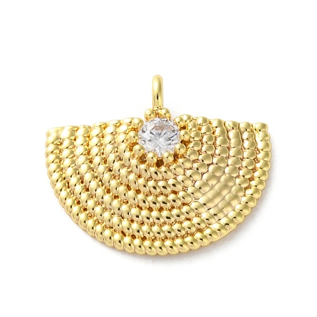 Brass Micro Pave Cubic Zirconia Pendants LS-KK-S513-06A-G-1