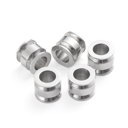 201 Stainless Steel Beads STAS-G231-03P-1