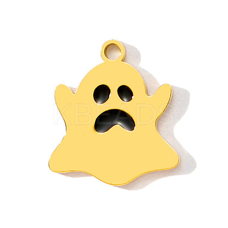 304 Stainless Steel Enamel Pendants STAS-OY001-80G-1