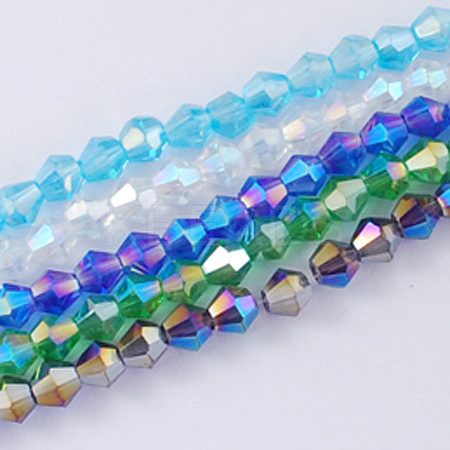 Glass Beads Strands EGLA-S056-2mm-M-1