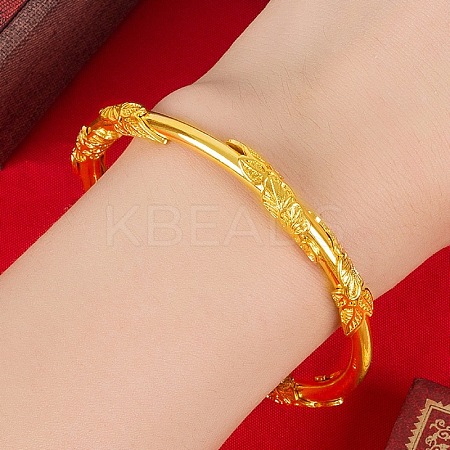 Simple Style Adjustable Brass Bangles for Women FS-WG003F2-02-1