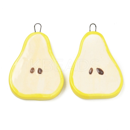 Handmade Porcelain Big Pendants PORC-I030-02-1