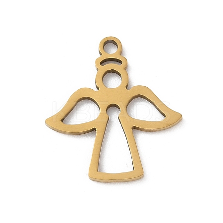 201 Stainless Steel Pendants STAS-S157-01F-G-1