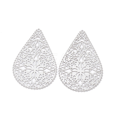 Non-Tarnish 201 Stainless Steel Pendants STAS-B038-09P-1