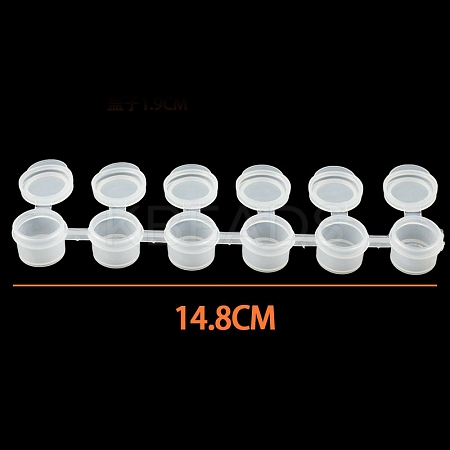 Plastic Paint Pots Strips LS-PW-WGDFE30-01-1