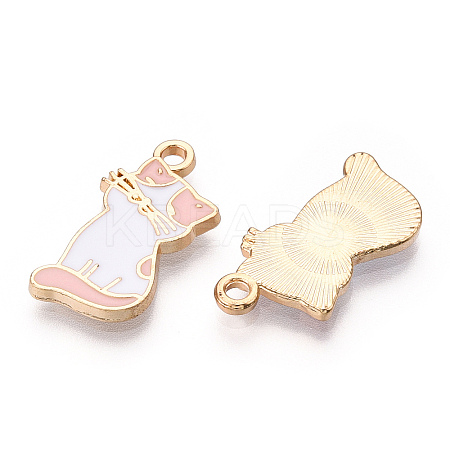 Alloy Enamel Pendants PALLOY-N170-030C-NR-1