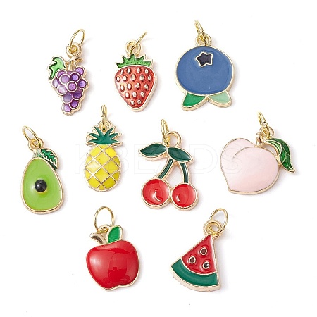 Alloy Enamel Pendants PALLOY-JF02459-1