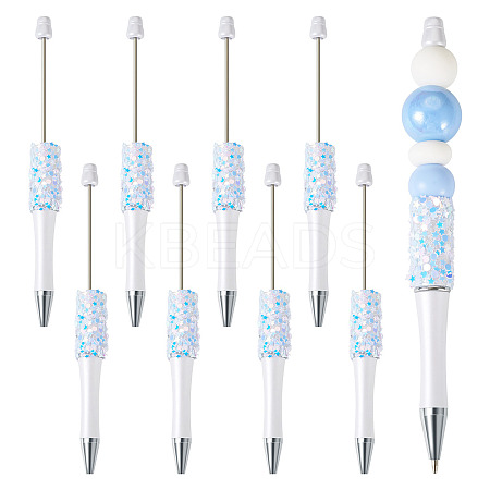 8Pcs Star Sequin Ball-Point Pen FIND-TA0006-15H-1