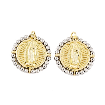 Rack Plating Brass Pendants KK-P269-16G-A-1