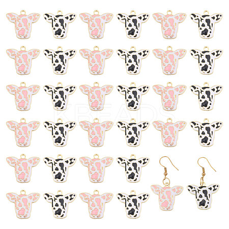 32Pcs 2 Colors Zinc Alloy Pendants FIND-CA0001-50-1