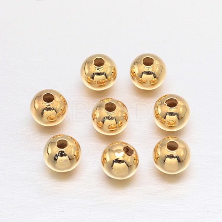 Brass Round Spacer Beads X1-KK-L147-197-4mm-NR-1