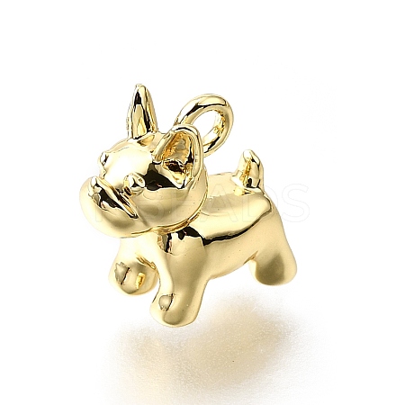 Brass Charms X-KK-V011-44G-1