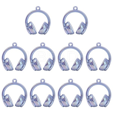UV Plating Opaque Acrylic Pendants SACR-FZC0001-001G-1