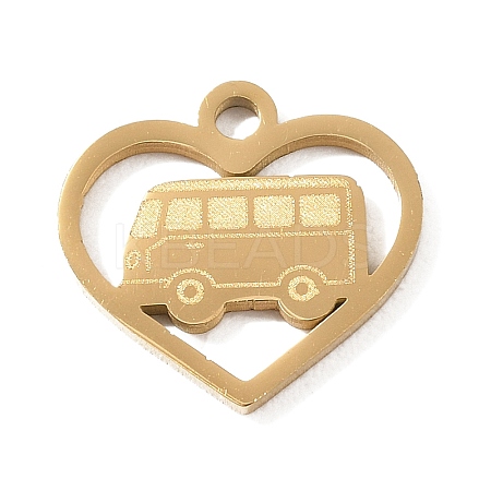 304 Stainless Steel Charms SA-CBAE30B-03G-G-1