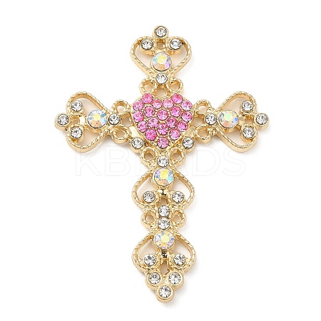 Alloy Rhinestone Cabochons LS-ALRI-F074-07G-1