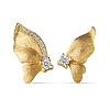 Butterfly 925 Sterling Silver Micro Pave Clear Cubic Zirconia Stud Earrings for Woman EJEW-F364-03G-2