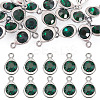 20Pcs Faceted Glass Charms RGLA-TADJ0001-01H-1